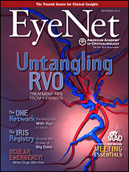 November 2013 EyeNet Cover