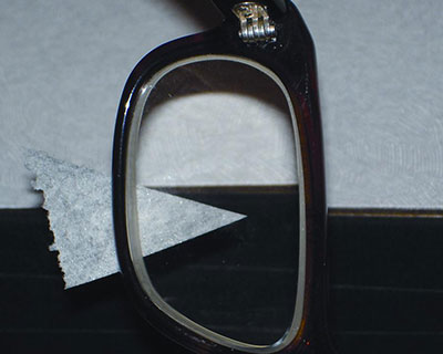 Eyeglasses with prism correction