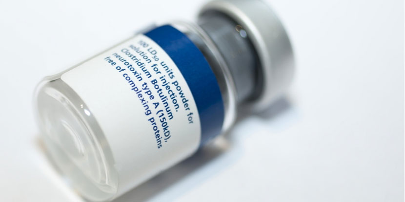 Photgraph of a bottle of botulinum toxin