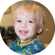 Cooper, whose eye and life were saved from retinoblastoma by ophthalmic care.