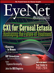 April 2014 EyeNet Cover