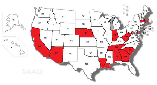 States With Optometry Surgery Threats