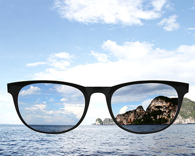 Polarized sunglasses reduce glare from water