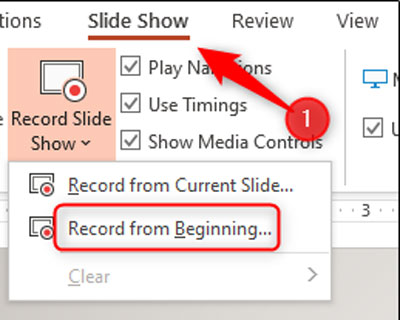 PowerPoint Record Step 1